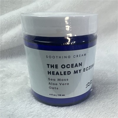 Healed by the Ocean  The Ocean Healed My Eczema  Soothing Cream Sea Moss 4 oz