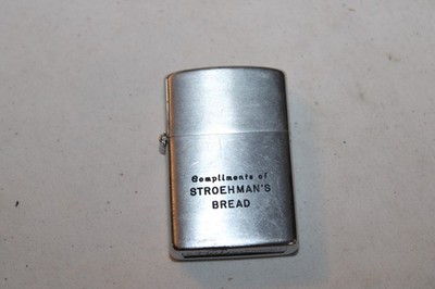 Vintage HALCO Advertising Tobacco Lighter STROEHMAN'S BREAD
