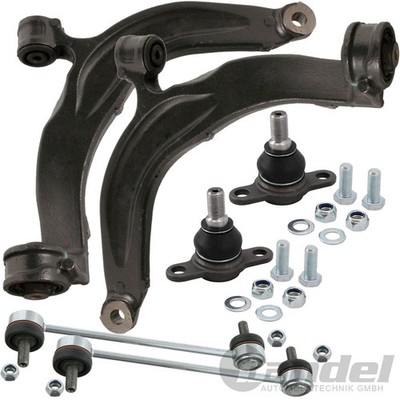 QUERLENKER LENKER SET+TRAGGELENKE+KOPPELSTANGEN VORNE LINKS+RECHTS für VW T5