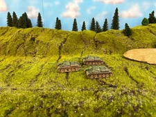 Flames of War Soviet SU-85 assault gun lot x3 Painted FOW Battlegroup 15mm