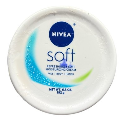 Nivea Soft Moisturizing Cream with Jojoba Oil & Vitamin E 6.8oz./192g