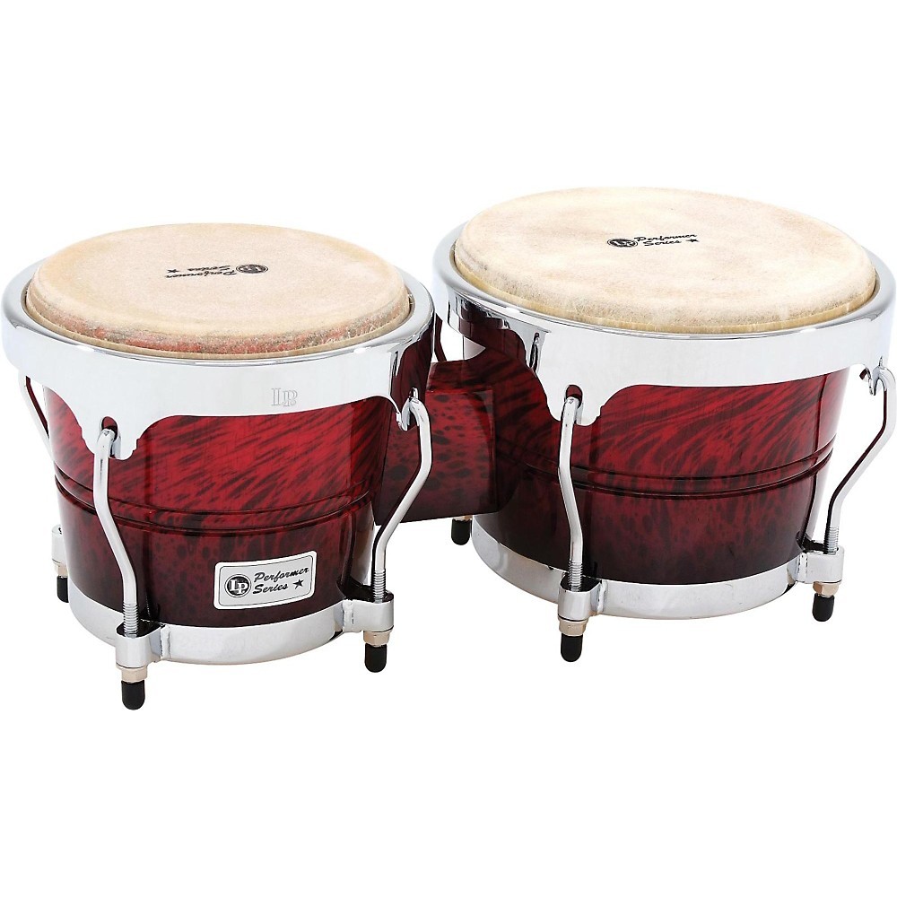Бонго серии LP Performer с хромированной фурнитурой Red Fade 35990₽