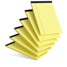 6pcs Small Note Pad 5x8 College Ruled Legal Pads Paper Notepads 6 Pack Study ...
