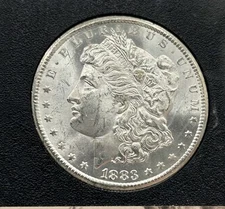 1883-CC Morgan Silver Dollar GSA - NGC MS-64 w/ COA & Box