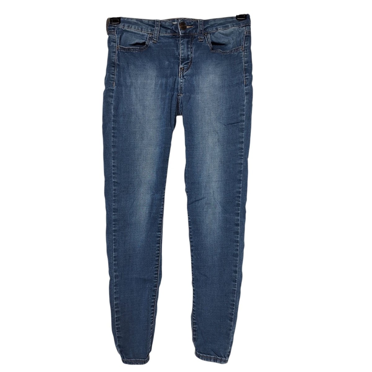 SO Ultimate Low Rise Jeggings Size 3/26W Blue Denim Skinny Pants