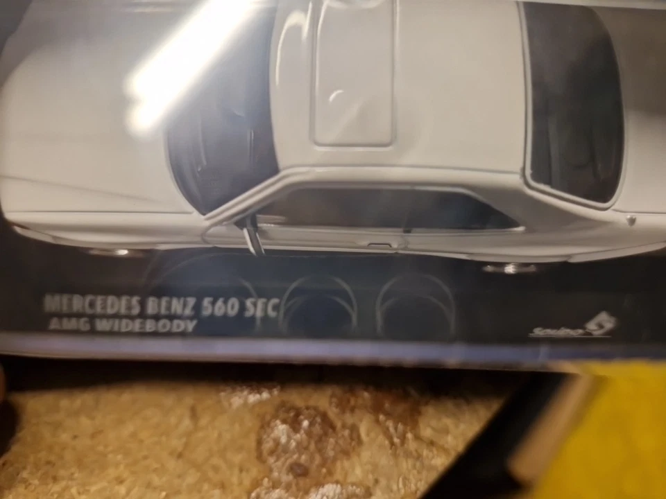 SOLIDO - Voiture de 1990 couleur blanche - MERCEDES SEC 560 AMG Widebody Clas... - Photo 4/4