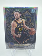 2025-26 Bowman Chrome Basketball Stephen Curry Stained Glass SP NBE-8