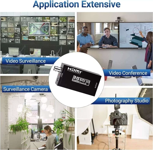 Convertitore SDI a HDMI Tleoosy Supporto Segnale 3G-SDI/HD-SDI/SD-SDI - Imagen 5 de 7
