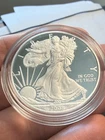 2008-W American Silver Eagle PROOF 1 Oz Silver With Box And COA