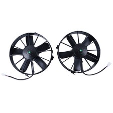 2x 12 Inch 1640 Cfm Electric Puller Fan 30102038 For Spal Va01-ap70ll-36a 2x 12 Inch 1640 Cfm Electric Puller Fan 30102038 For Spal Va01-ap70ll-36a