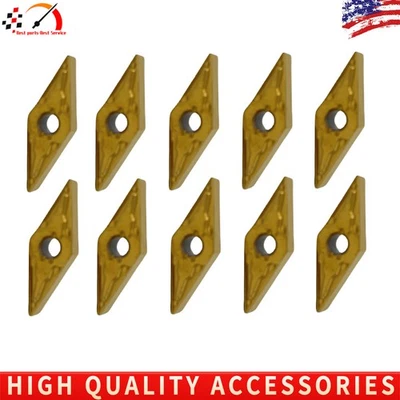 BEST-PARTS-BEST-SERVICE 10pcs VNMG160404-MA VNMG331 33° Carbide Turning Inserts for Lathe Holder MTJNR/L