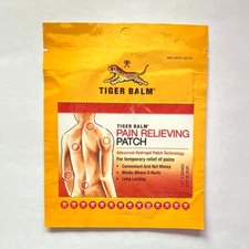 Tiger Balm Pain Relief Patch - 1 PACK - EXP 05/2025 - Menthol Camphor Capsium
