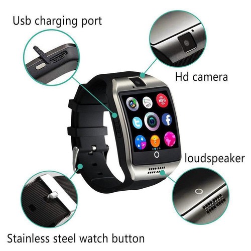 Sports Q18 Bluetooth Smart Watch Phone Wrist Touch Screen Watch GPS for Android - 第 8/10 張圖片