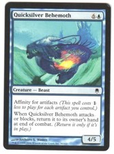 Magic_the_gathering Darksteel Quicksilver Behemoth #30 2004,MTG,LP Common