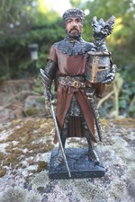 65843  SOLDAT  FIGURINE MEDIEVAL CROISE TEMPLIER  CHEVALIER ROI ARTHUR     18 CM