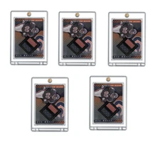 (5-Pack) Pro-Mold Deluxe 1/2 Inch Lucite 1-Screw Card Holder 110pt Thick Size