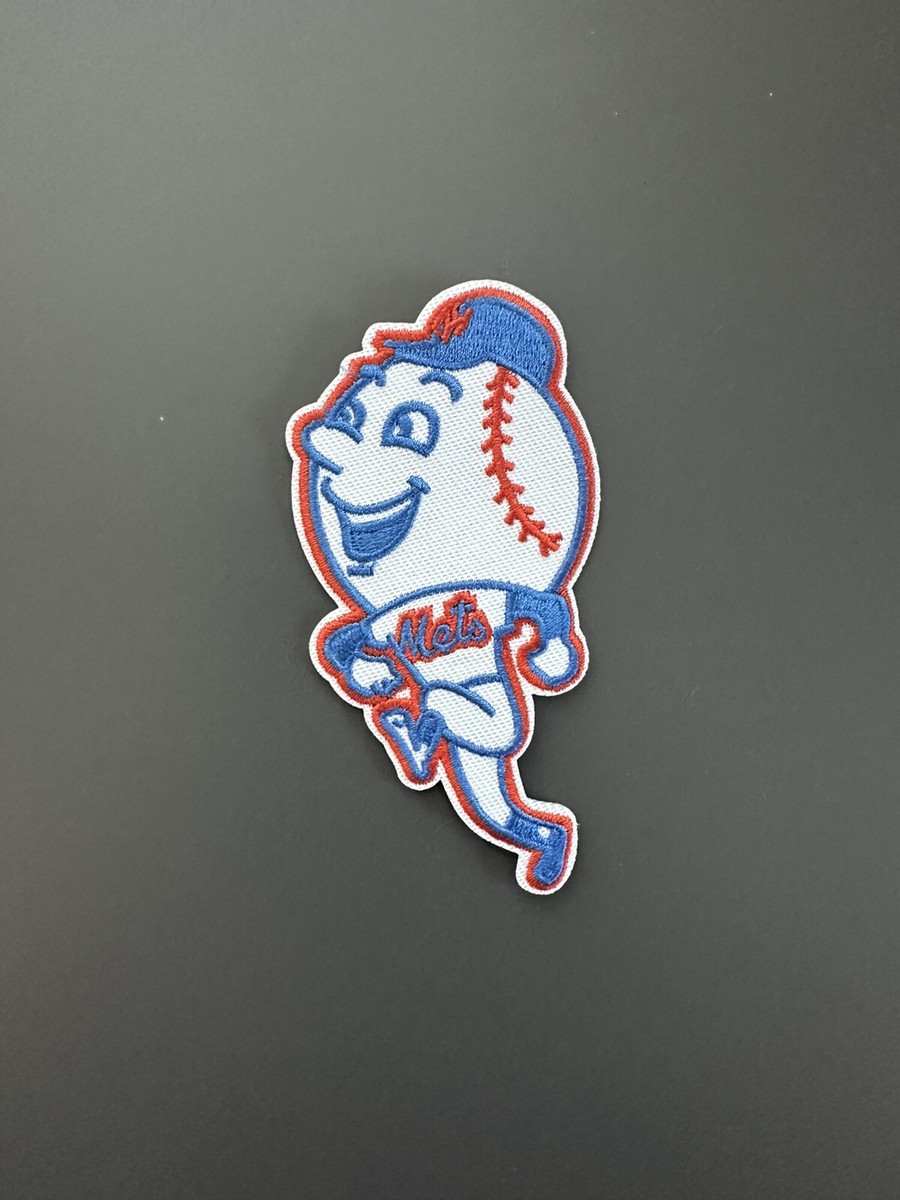 New York Mets Met Skipping Logo Team Mascot MLB Embroidered Patch  Iron/Sew