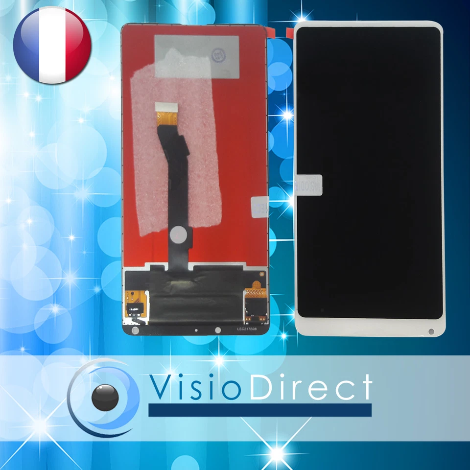 Ecran pour Xiaomi MI Mix 2S blanc 5.99" Vitre + Ecran Lcd + verre trempé+outil - Photo 1/1