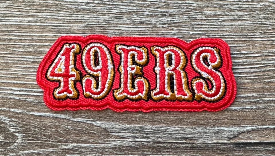 MARKENLOS NFL San Francisco 49ers PATCH Aufnäher Bügelbild American Football US Sport NEU