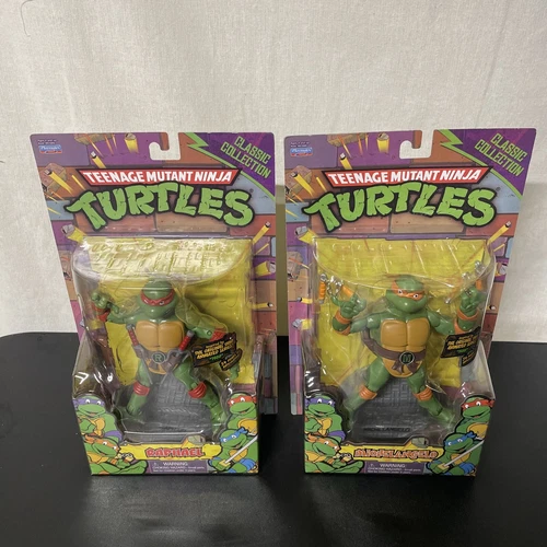 🔥Playmates Teenage Mutant TMNT 经典系列 MICHELANGELO & RAPHAEL 1988 - 第 2 张/共 9 张