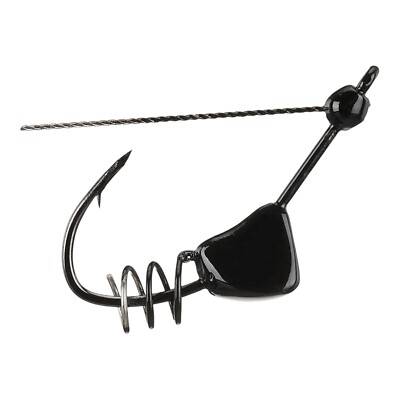 Core Tackle Straight Shank Weighted Weedless Wacky Shot Hook - Choose Size