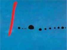 Joan Miro - Blue II - 1990s - Oversized Offset Poster - by EGIM