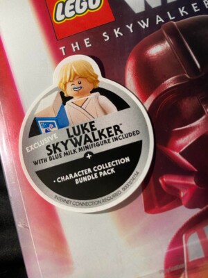 PS5 LEGO Star Wars  Skywalker Saga Deluxe Edition - blue milk mini figure