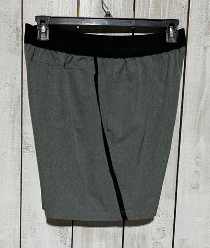 HERREN LEG3ND GRAU & SCHWARZ 8" LEICHTE TRAININGSSHORTS MIT VERSTAUTASCHE GRÖSSE L - Bild 2 von 5