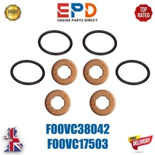 BMW 3 318 D / 320 D DIESEL INJECTOR OUTER BODY & COPPER BASE WASHER KIT X 4