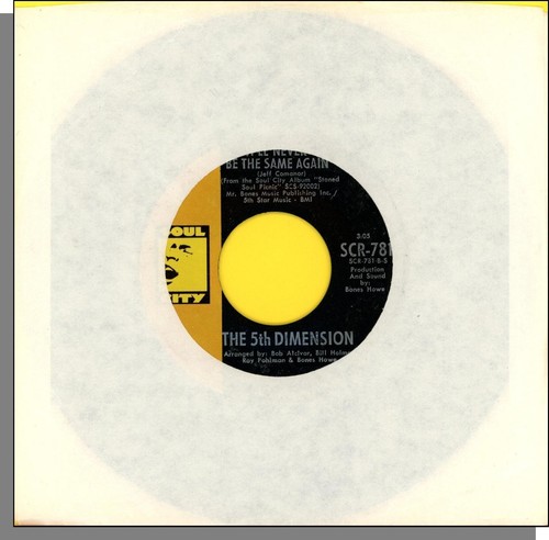 The 5th Dimension - The Girls' Song + It'll Never Be The Same Again - 7" 45! - Picture 2 of 3