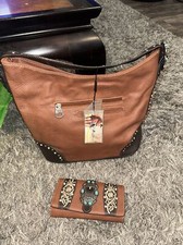 Montana West Handbag With Matching Wallet/ Conceal Carry, Cowgirl Western Nice!