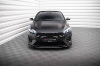 Front Ansatz V.2 FüR Kia Proceed GT Mk1 Facelift Schwarz Spoilerlippe Schwert