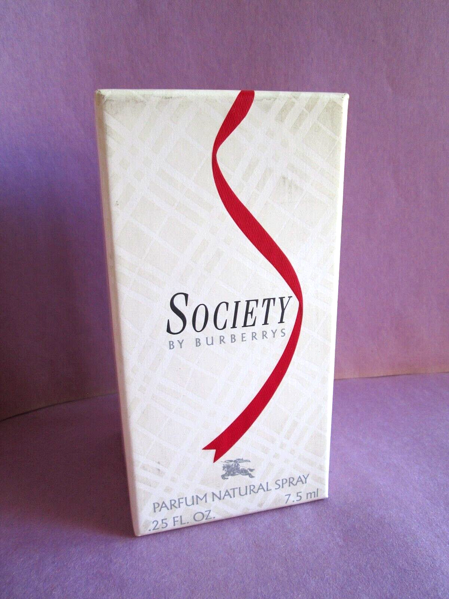 SOCIETY BY BURBERRYS オードパルファム 100ml Society by Burberrys 1990s Vintage Pure Perfume Spray .25 oz 7.5