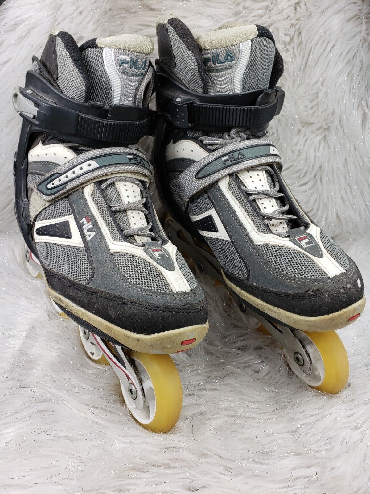 Landelijk deed het Subsidie FILA Helix Wave Abec 5 Black Gray Roller Blades Skates Mens Size US 11 EUR  44 | eBay