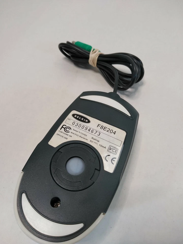 Vintage Belkin 2-Button PS/2 Mouse Model F8E204 - Image 2 of 2