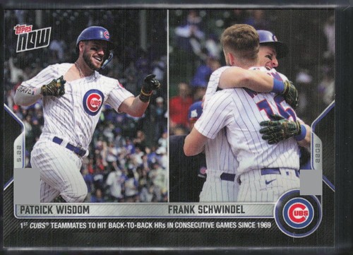 2022 Topps Now 224 Patrick Wisdom / Frank Schwindel