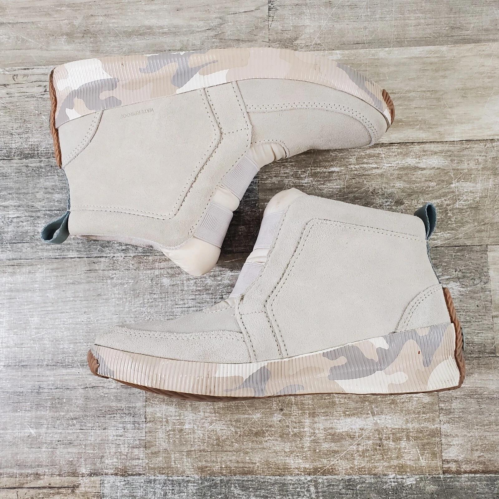 sorel out n about plus waterproof slip on boots