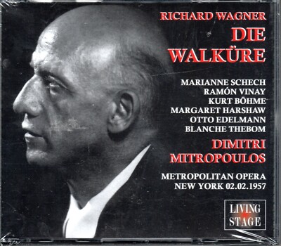 WAGNER - DIE WALKURE - SCHECH - VINAY - MITROPOULOS - 1957 - LIVING STAGE