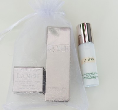 La Mer Genaissance 2pcs Mini set: Serum Essence .14oz+Eye&Expression Cream .1oz.