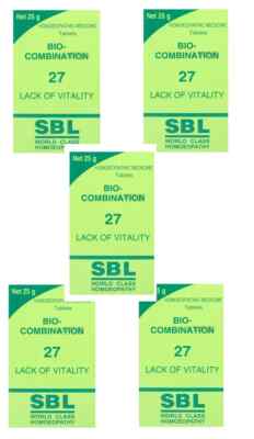   SBL Bio-Combination 27 - 5 Packs for Men's Health & Vitality   FREE SHIP