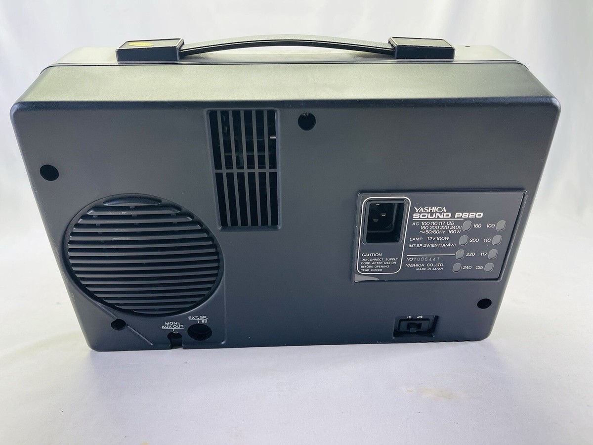 Vintage Yashica Sound P820 8mm Super 8 Film Projector Magnetic