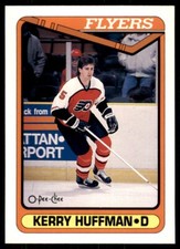 1990-91 O-Pee-Chee Kerry Huffman . Philadelphia Flyers #516