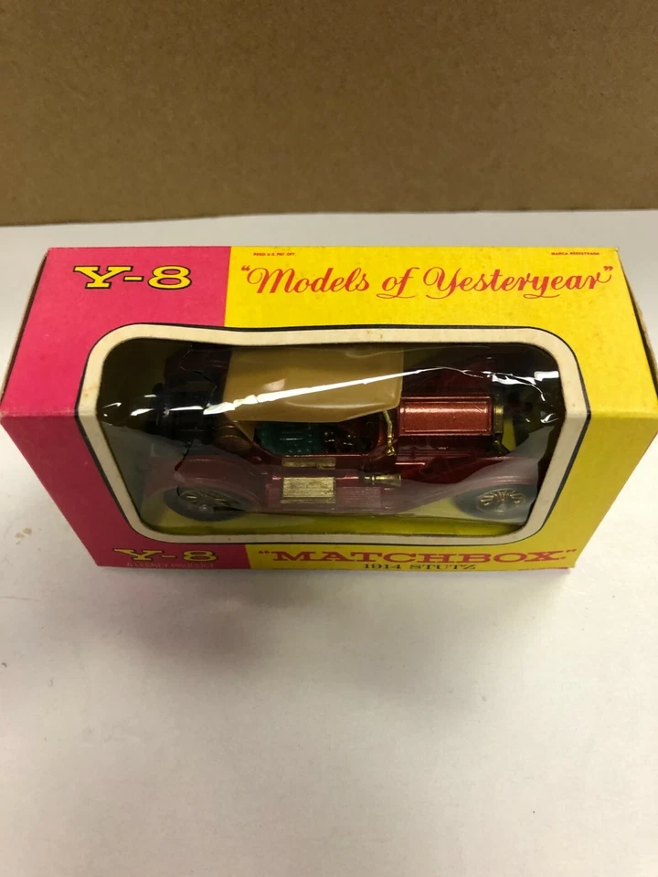 Vintage 1960's Lesney Matchbox 1914 Stutz Y-8 Car in Original Box Made In Englan - Image 2 of 4