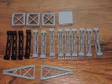 LEGO Soporte Viga Pared Gris Oscuro Gris Negro Lote