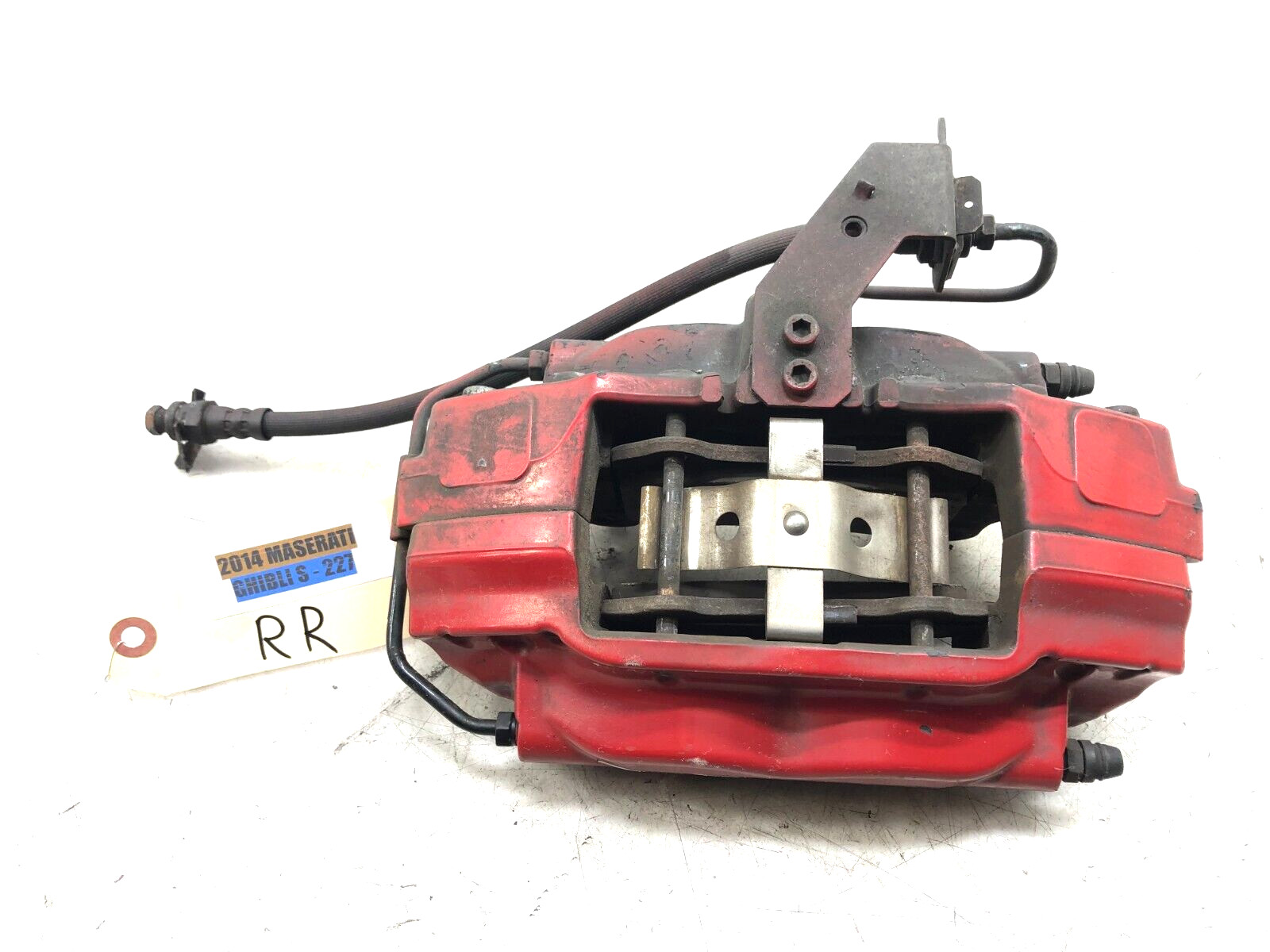 2014-2019 MASERATI GHIBLI SQ4 AWD RIGHT PASSENGER REAR BRAKE CALIPER OEM BREMBO.