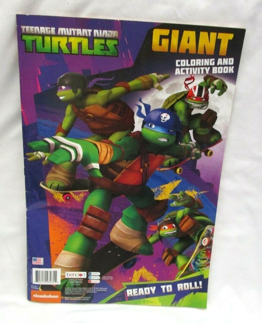 Teenager Mutant Ninja Turtles 16" Longx10.75" Wide Giant Coloring ...