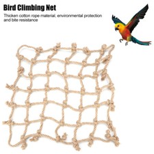 Cotton Rope Bird Climbing Net Birds Toys Parrot Hammock Hanging Swing Climb Chew