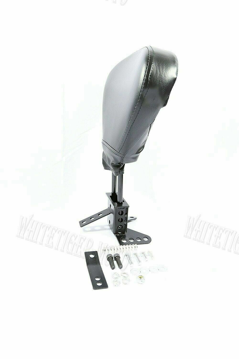 Detachable Quick Release Rider Backrest for Harley Touring 19882008 WT
