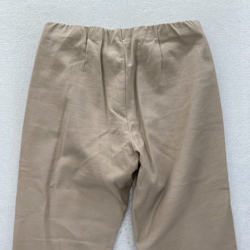J. Jill Essential Cotton Stretch Pants Women's 8P Petite Brown Pull On Straight - Picture 11 of 12