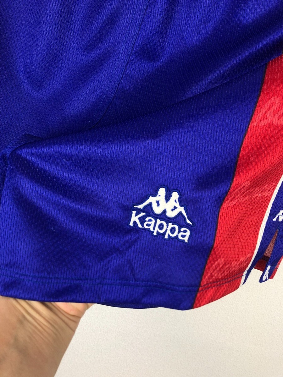 Short De Football Vintage FC Barcelone Années 90 Kappa - Taille S/M - Bleu, Occasion Bon état